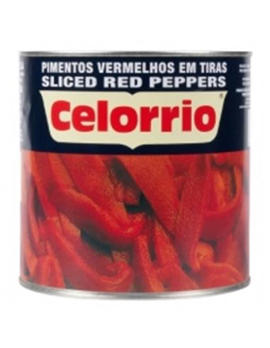 PIMIENTO MORRON TIRAS ROJO  Lata 3 K
